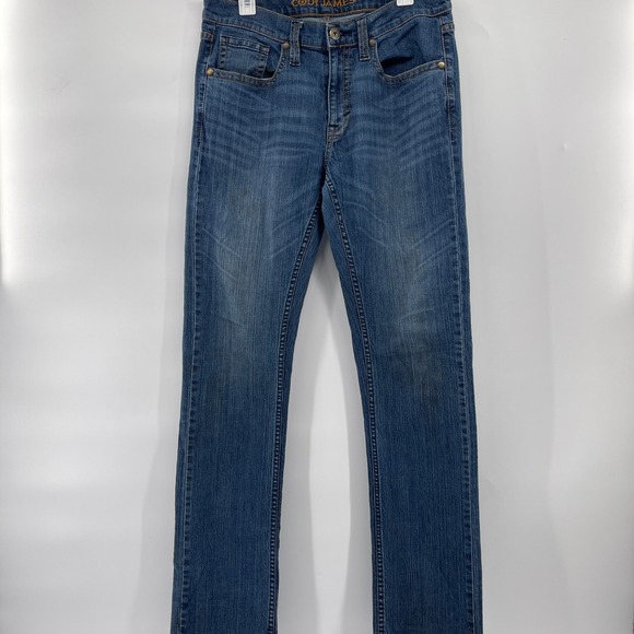 Cody James Mens Jeans 33x36 Straight Leg Blue Denim Casual Everyday‎ - Picture 2 of 9